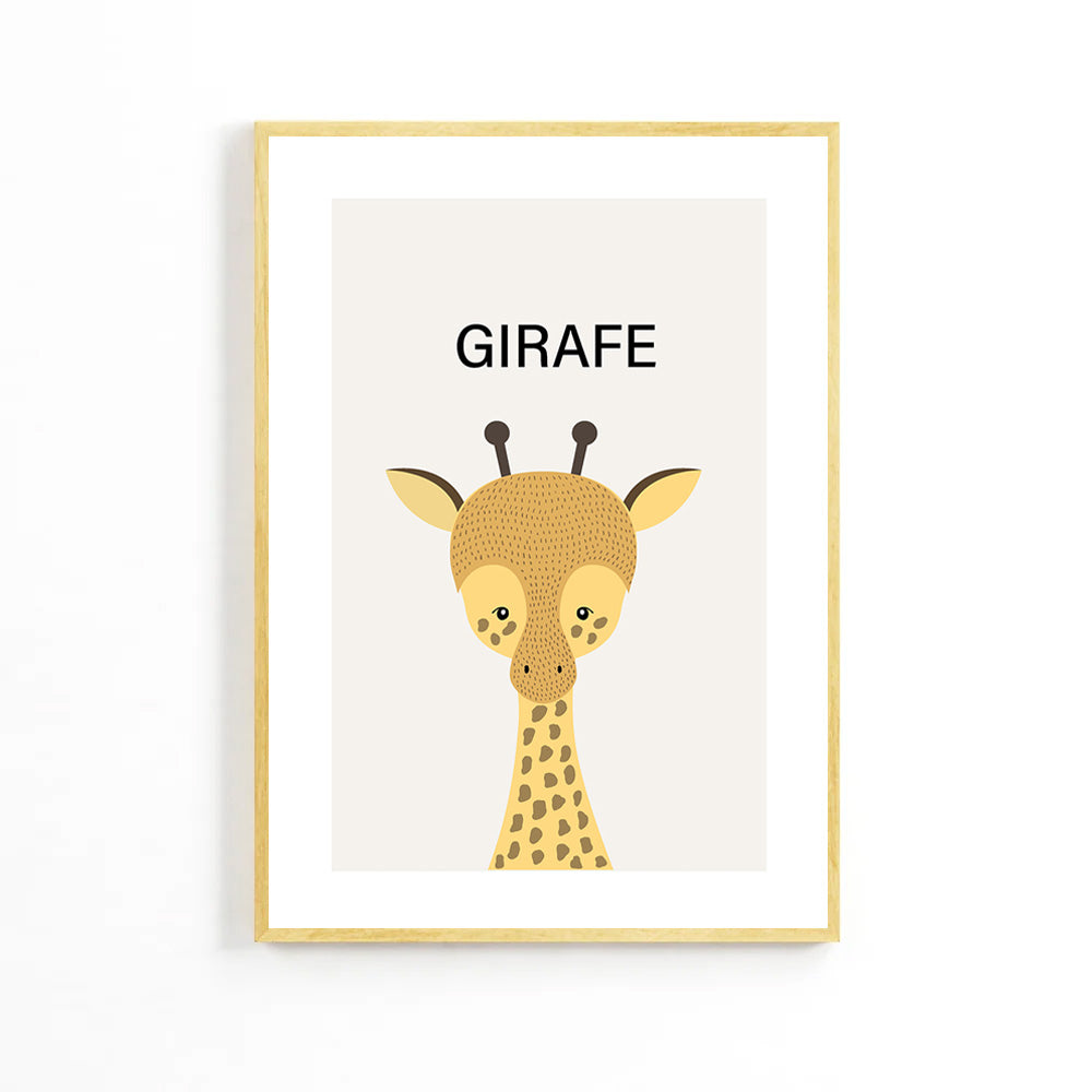 Tiny Giraffe Kids Poster image