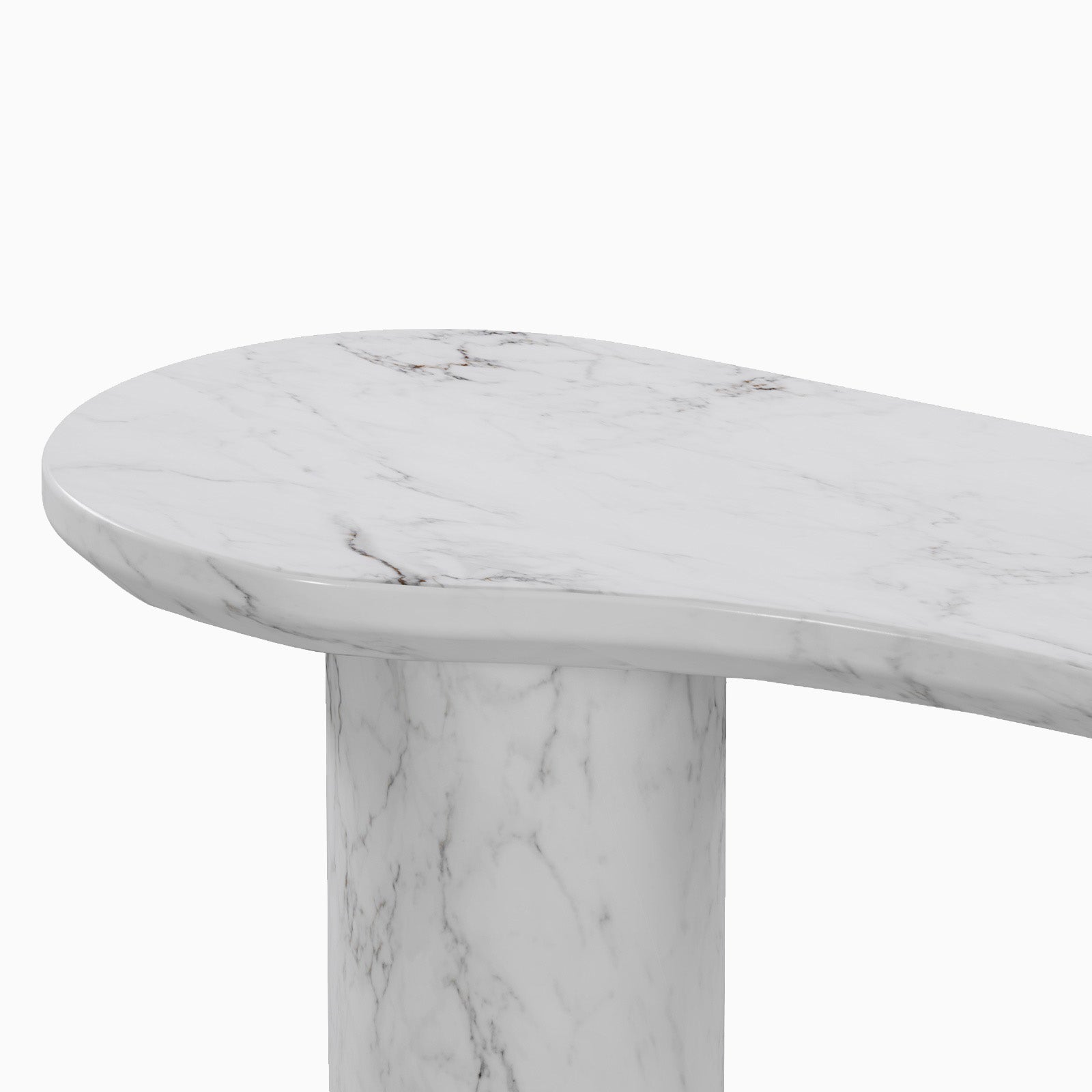 Lawrence White Marble Console image