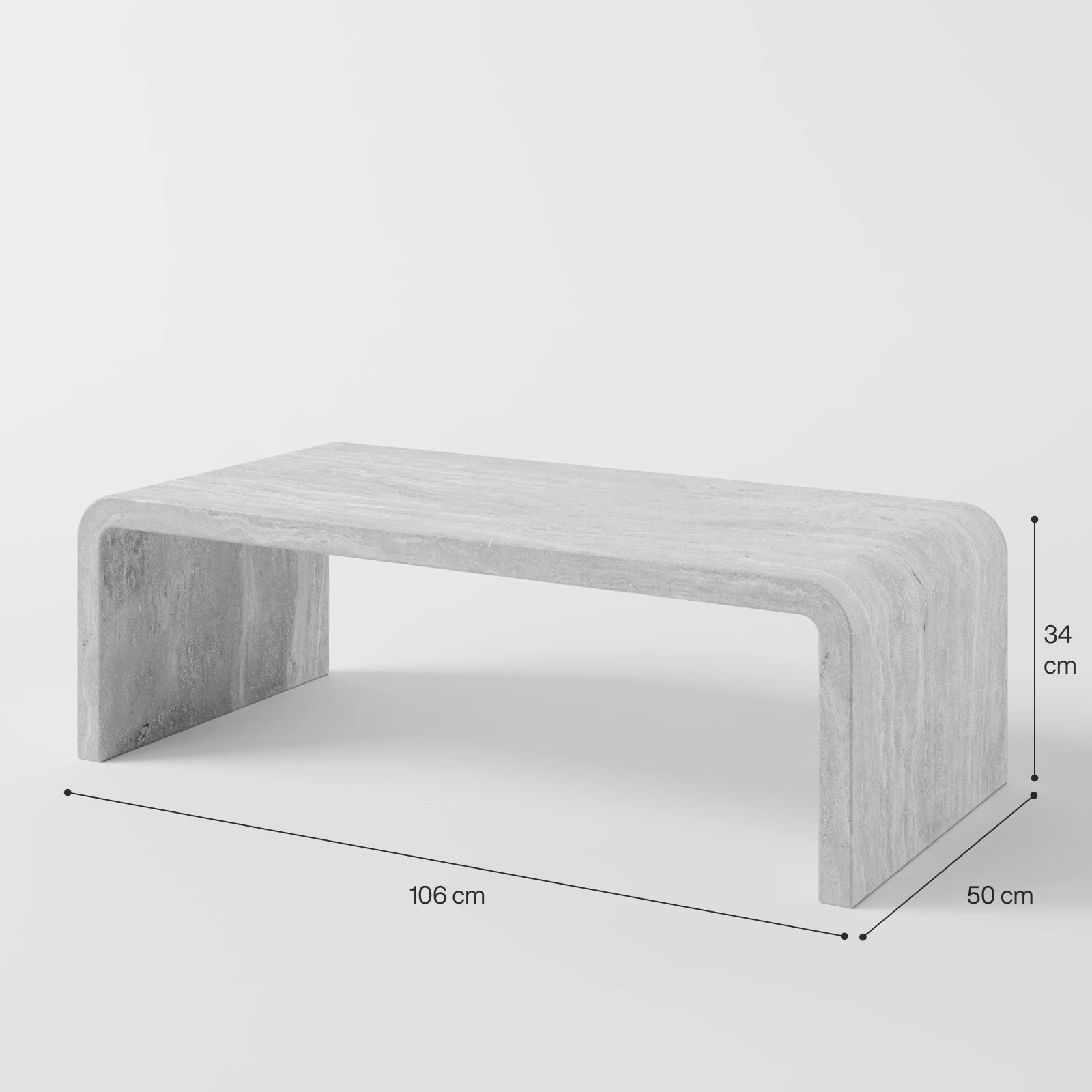 Palermo Travertine Coffee Table