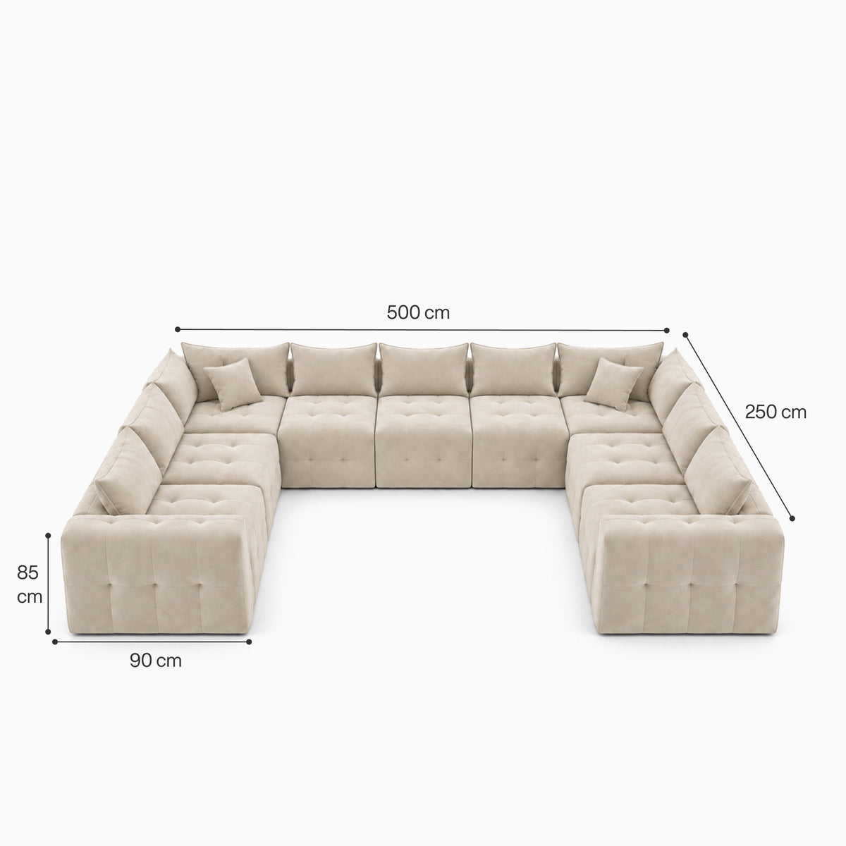 Nexus 9-Seater Corner Sofa image