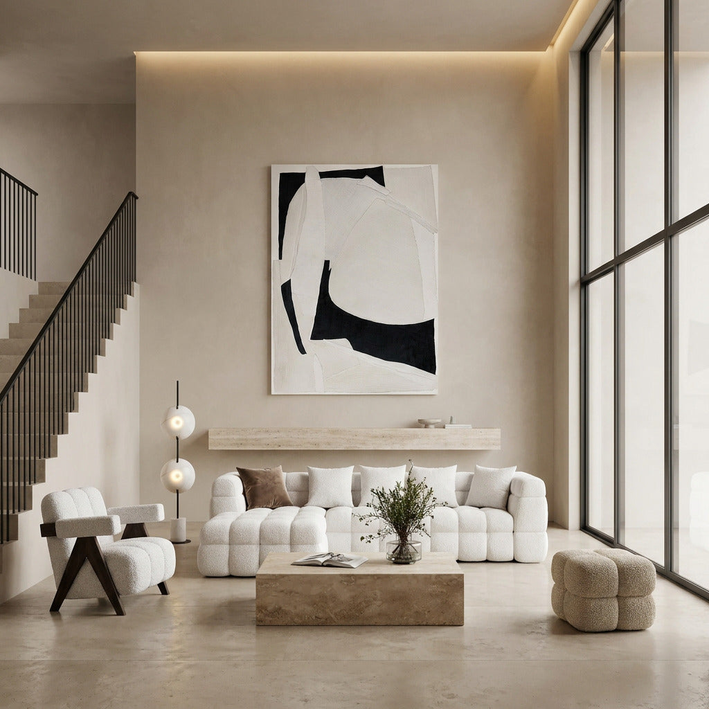 Cube Travertine Coffee Table