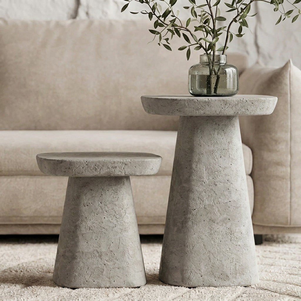 Zocco Microconcrete Side Table Set of 2 image