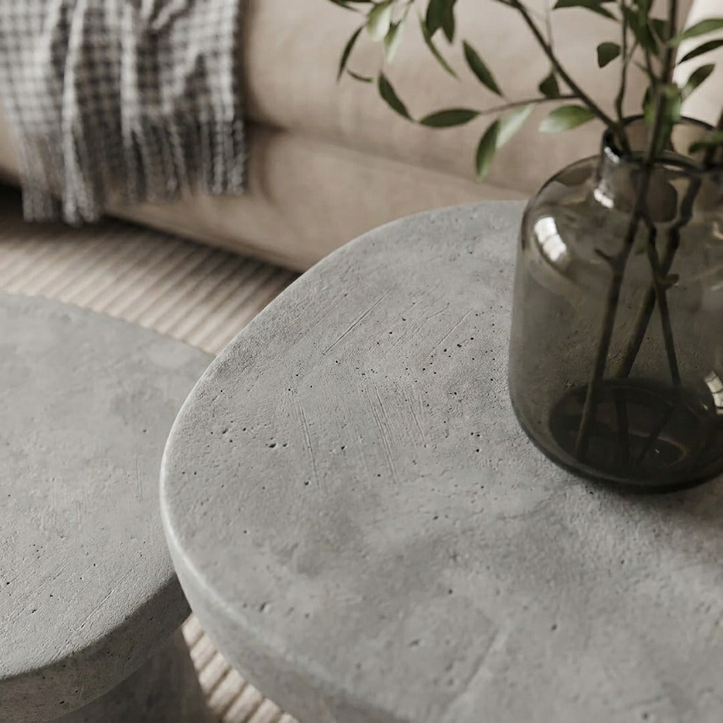 Zocco Microconcrete Side Table Set of 2 image