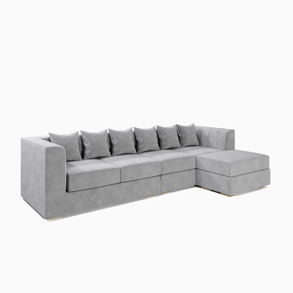 Grand Luxe 5-Seater Corner Sofa